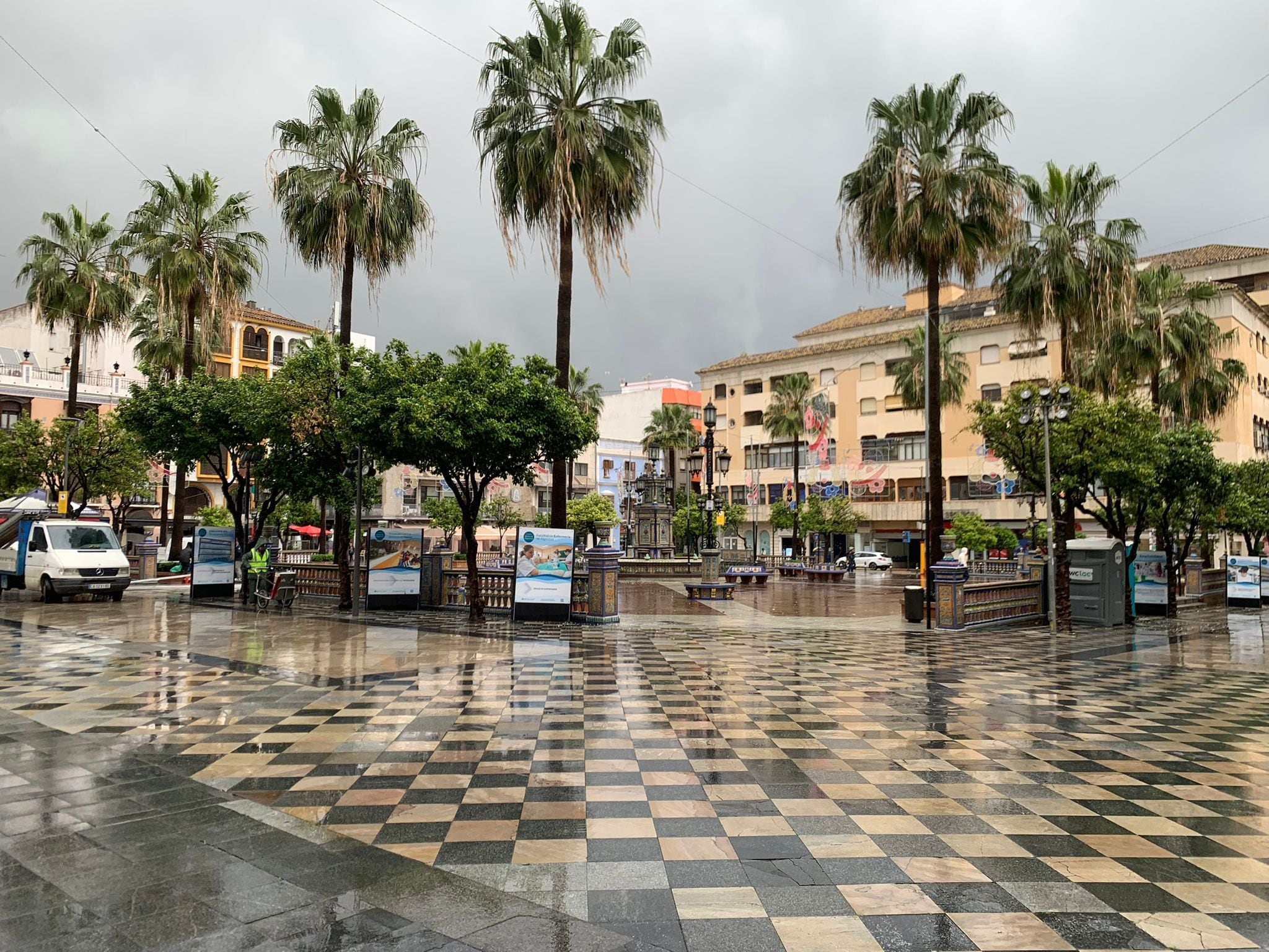 Lluvia en Algeciras