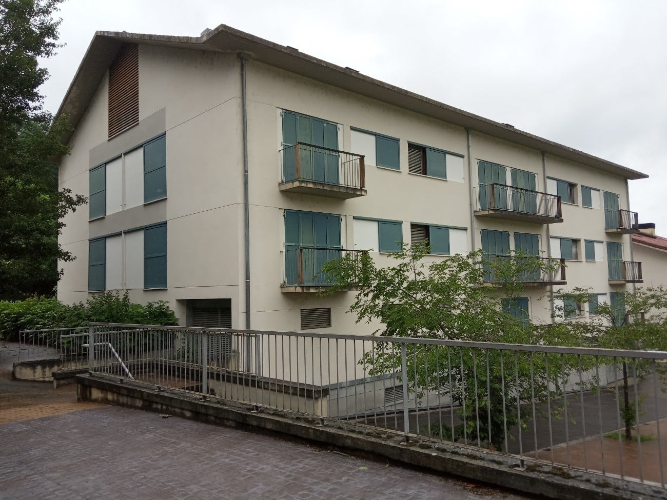 Edificio en el que se situarán las 10 viviendas en alquiler de Irurita, en Navarra.