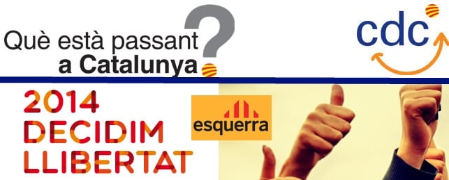 Imatges gràfiques de les campanyes endegades per CDC i ERC