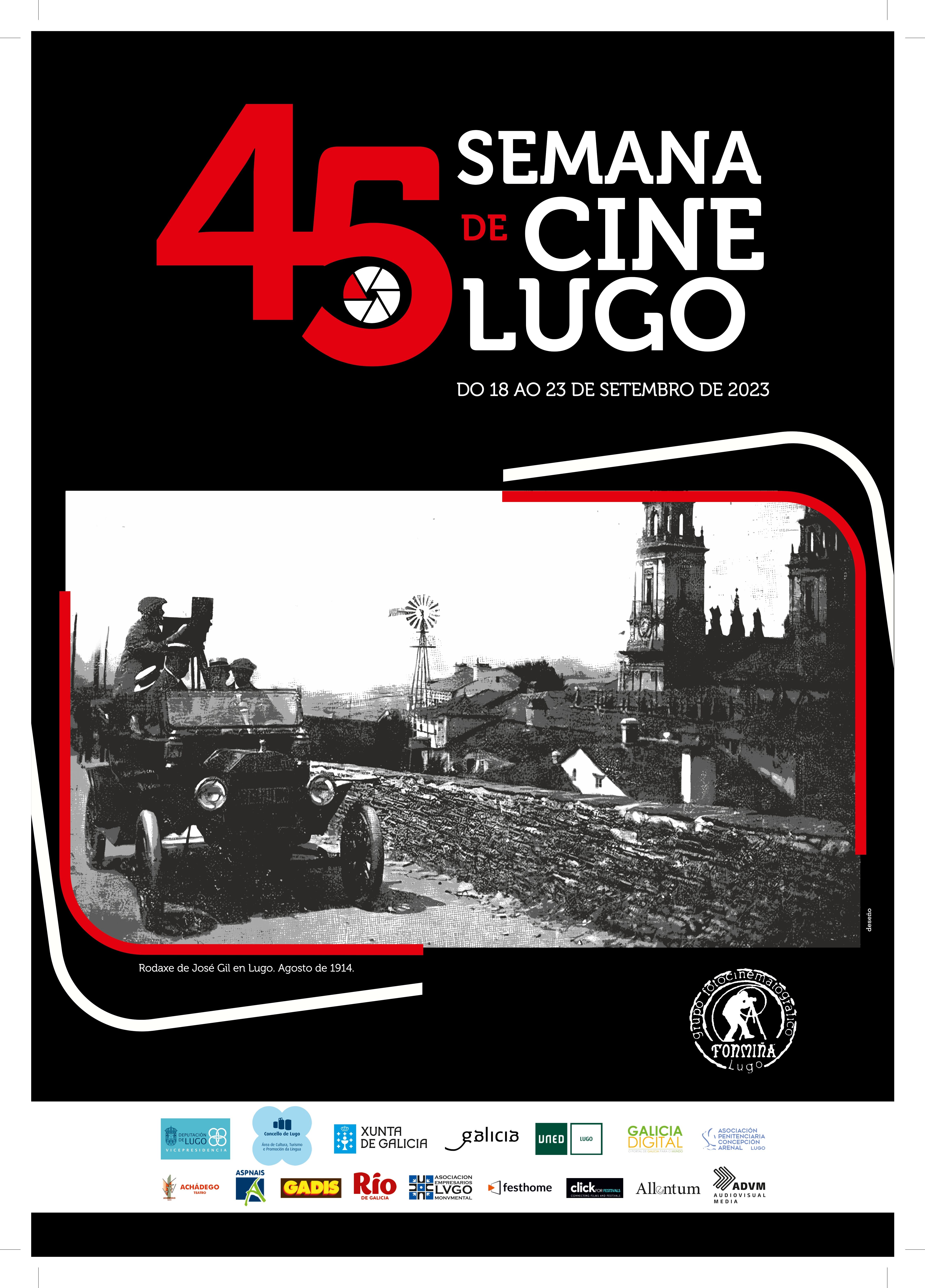 Cartel de la XLV Semana de Cine de Lugo