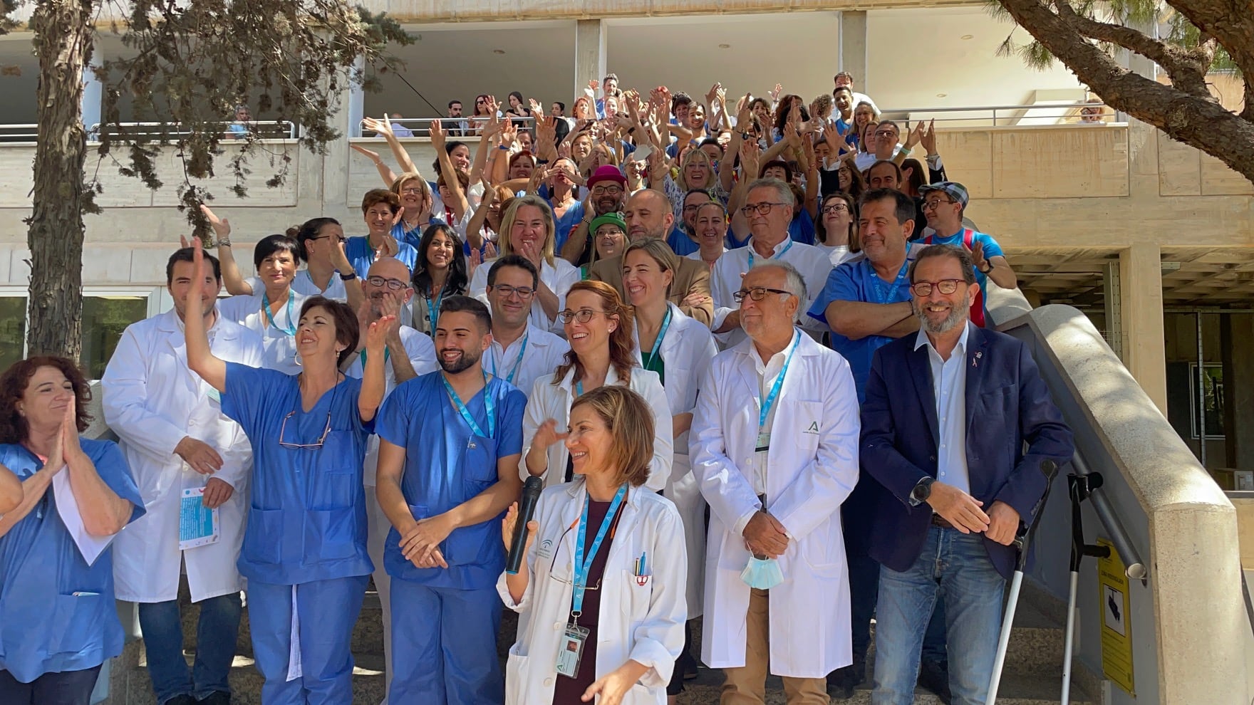 Acto en el hospital Materno de Málaga con motivo del Día del Niño Hospitalizado
