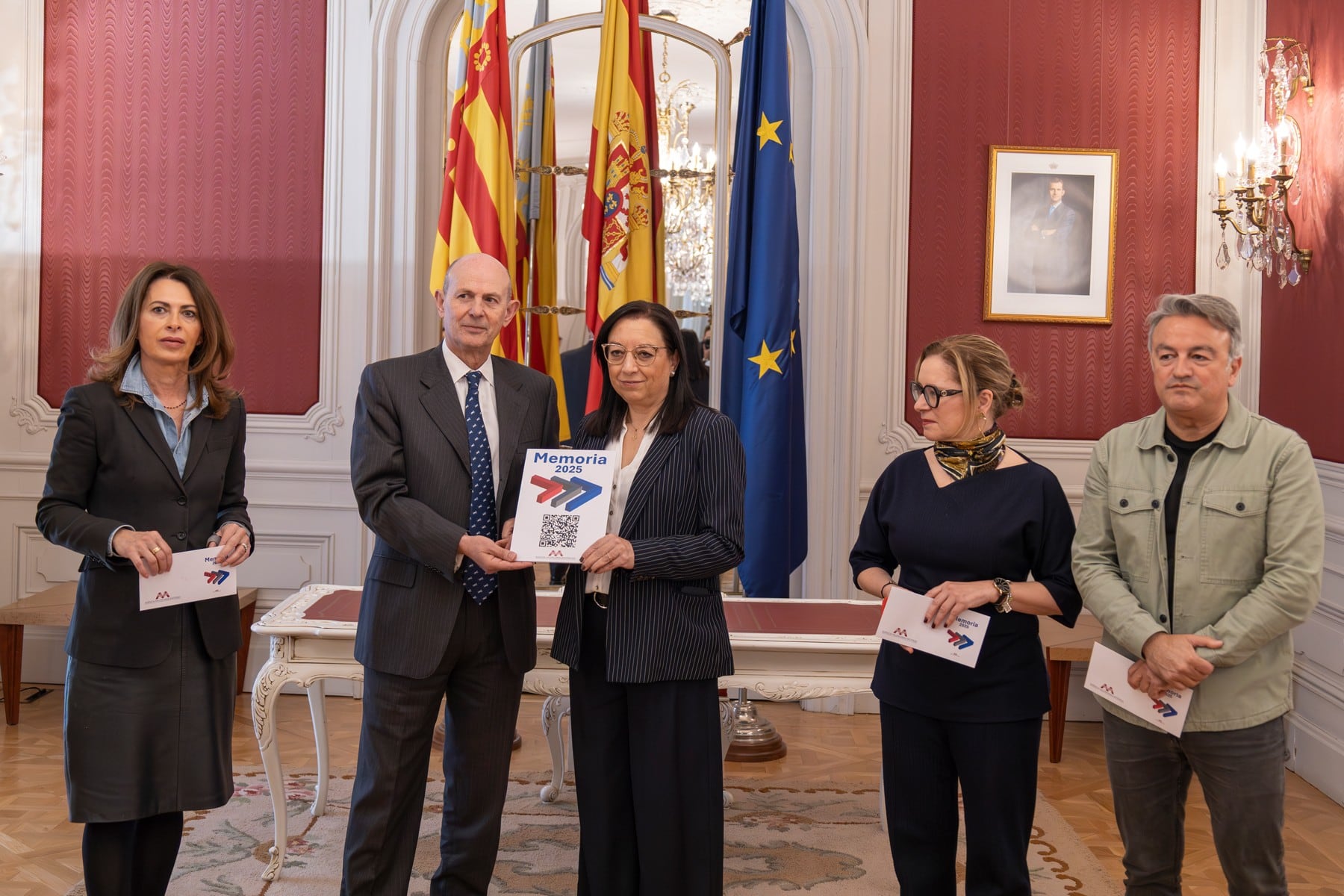 Imagen de la presentación de la Memoria 2025 de la Agencia Valenciana Antifraude en les Corts Valencianes