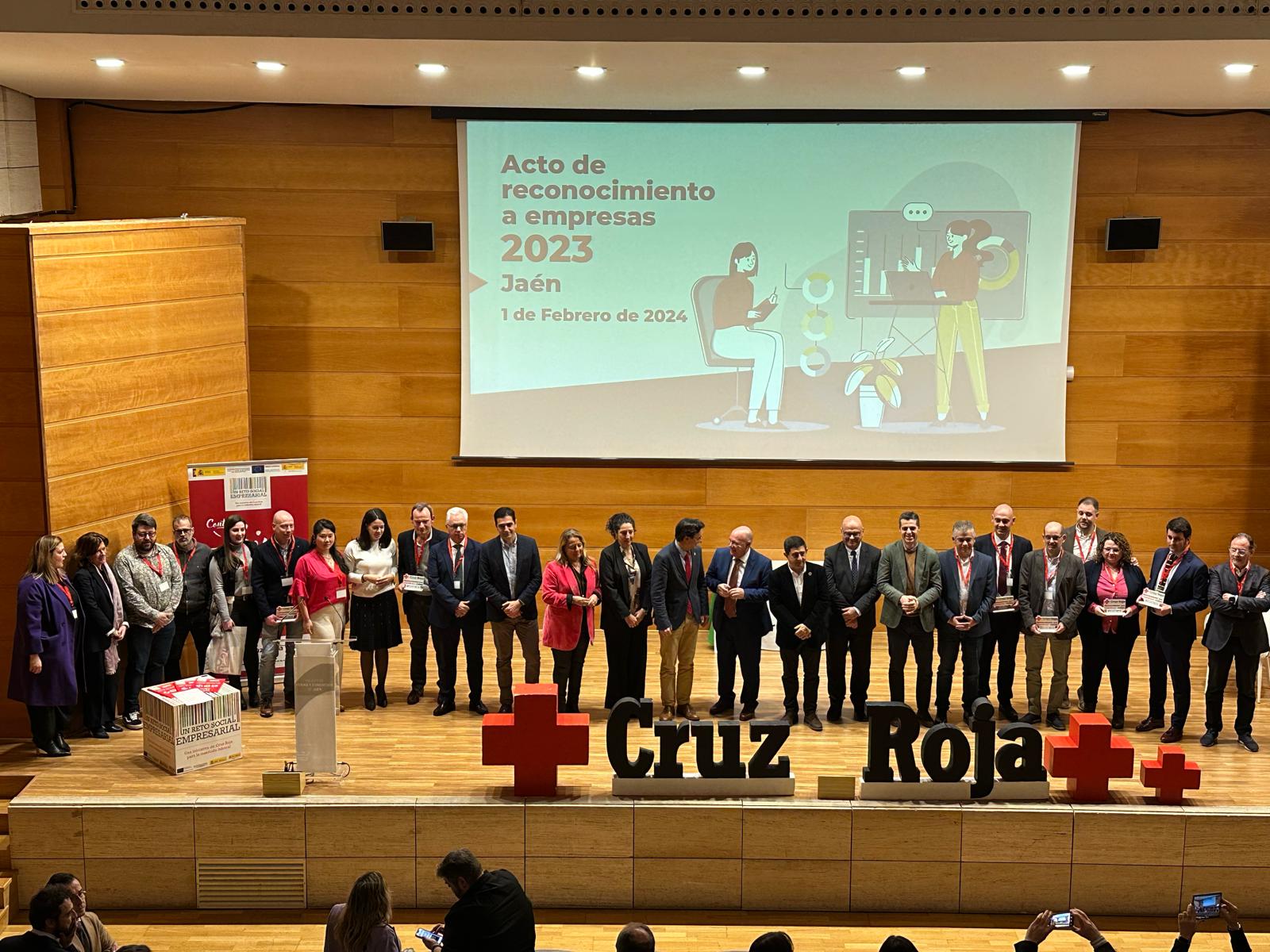 Acto de reconocimiento a empresas de Cruz Roja