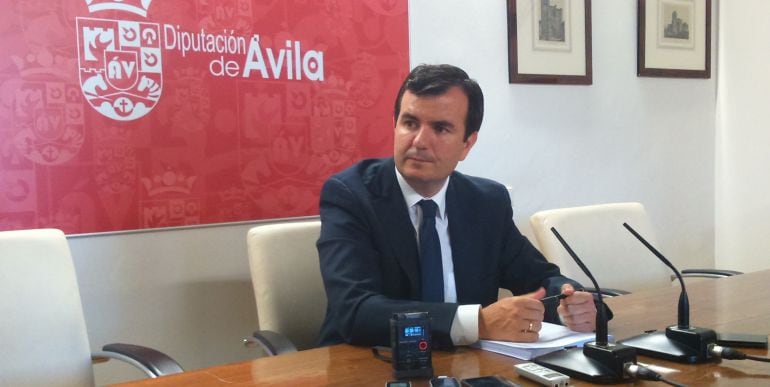 Juan Pablo Martín, portavoz del PP en la Diputación Provincial de Ávila