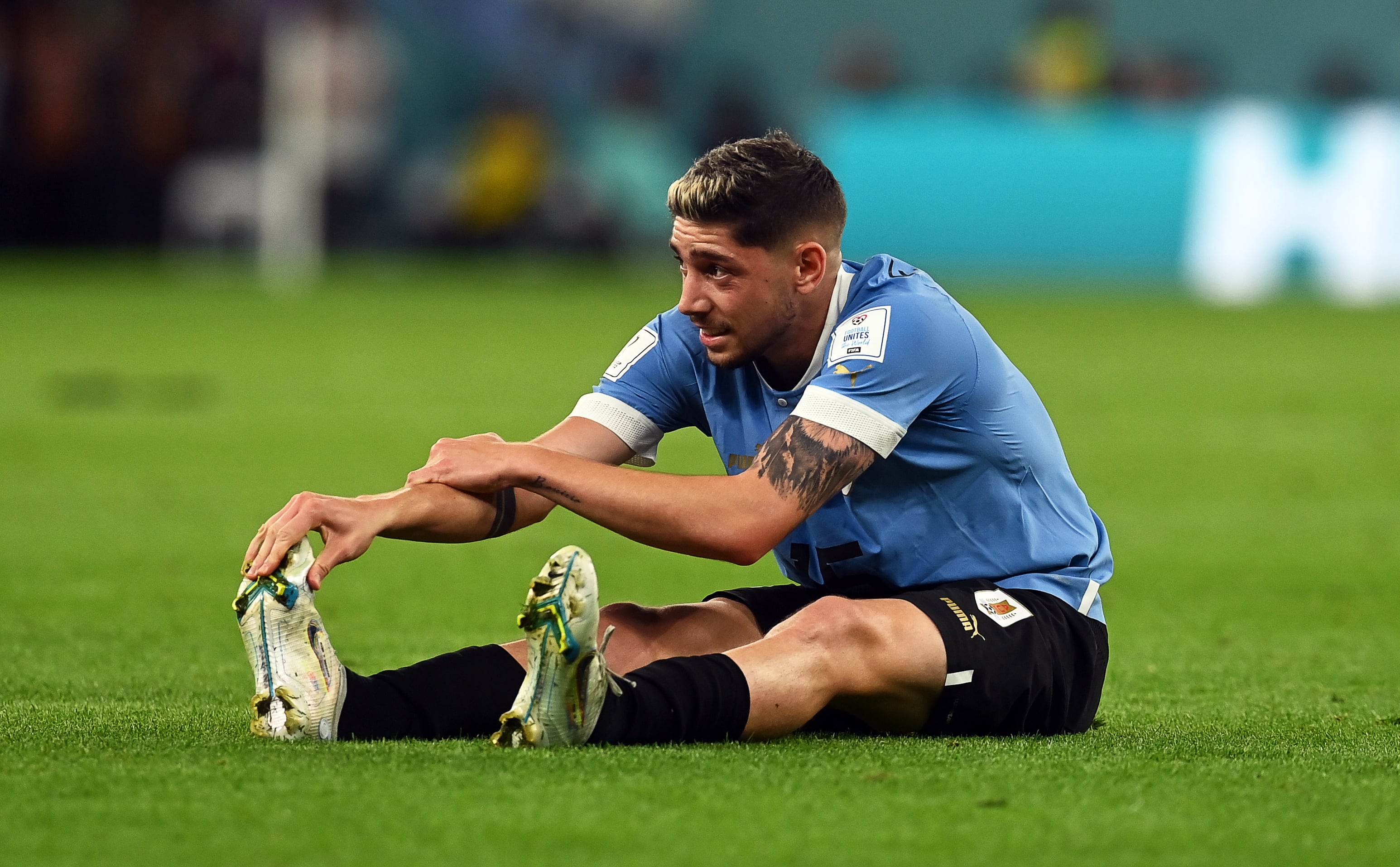 Fede Valverde durante su partido frente a Corea del Sur