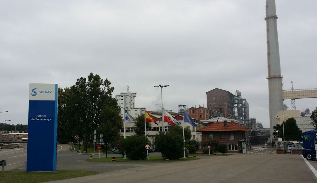 Instalaciones de la planta de Solvay.