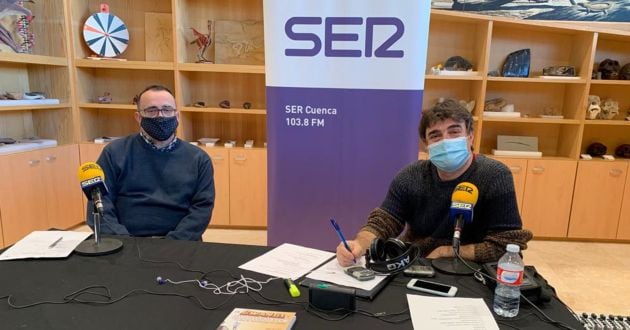 Antonio Abarca, director del Museo de la Semana Santa de Cuenca durante la emisión del programa.