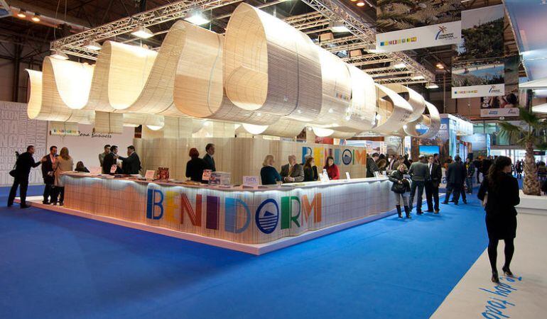 El stand de Benidorm en una de las ediciones de FITUR.