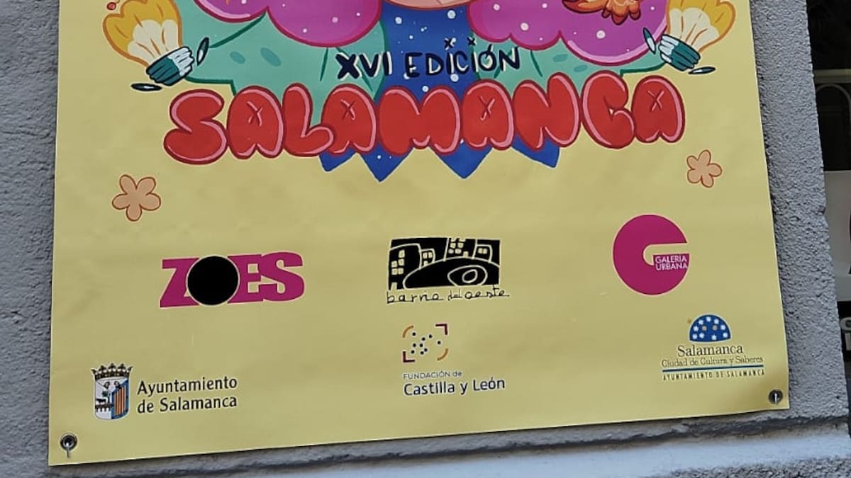 Más arte urbano al aire libre en el Barrio del Oeste de Salamanca