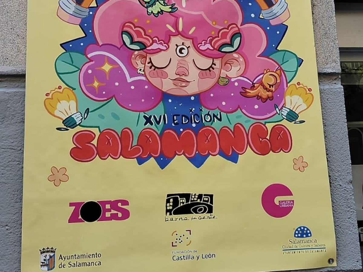 Más arte urbano al aire libre en el Barrio del Oeste de Salamanca