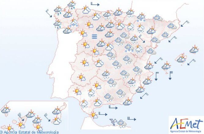 Mapa de precipitaciones