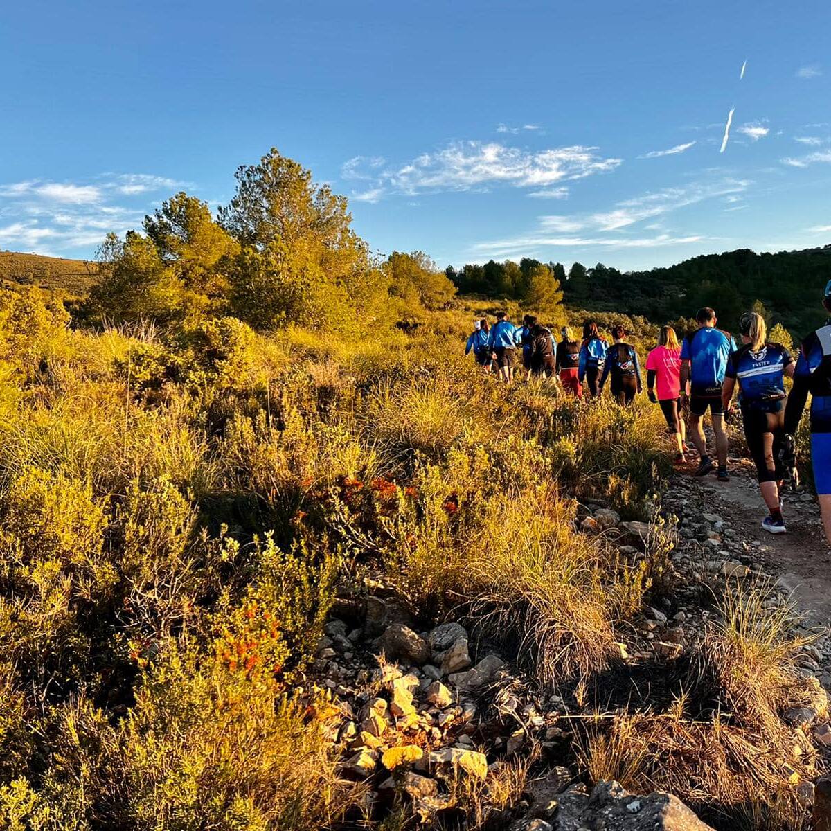 La Zafra, lugar del primer entrenamiento mensual del año del Trail Villena