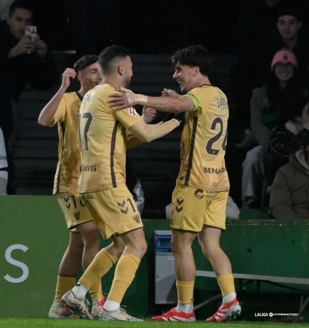 El delantero Julen Lobete, autor del gol del Málaga