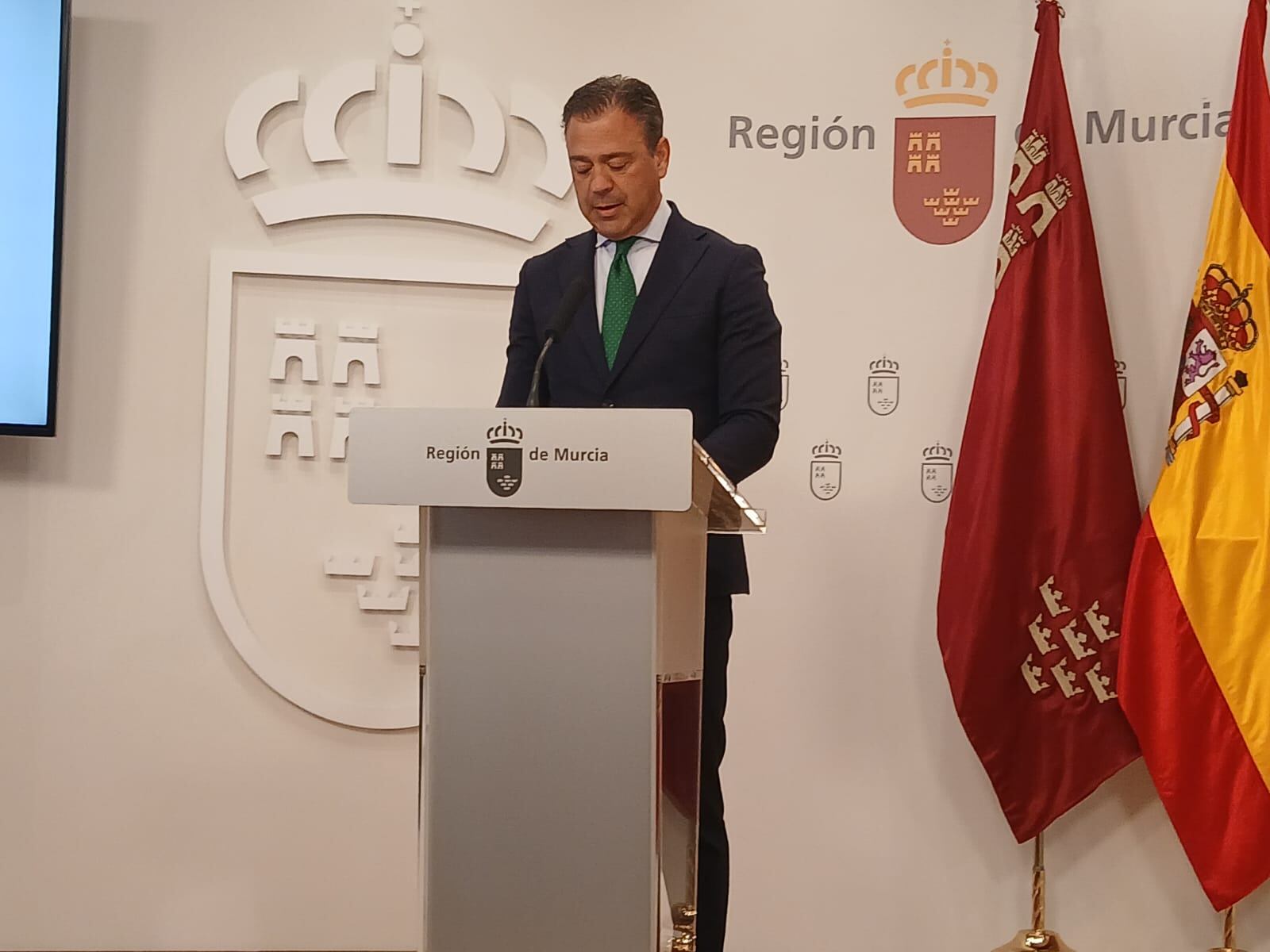 Marcos Ortuño, Portavoz del Gobierno de la Región de Murcia