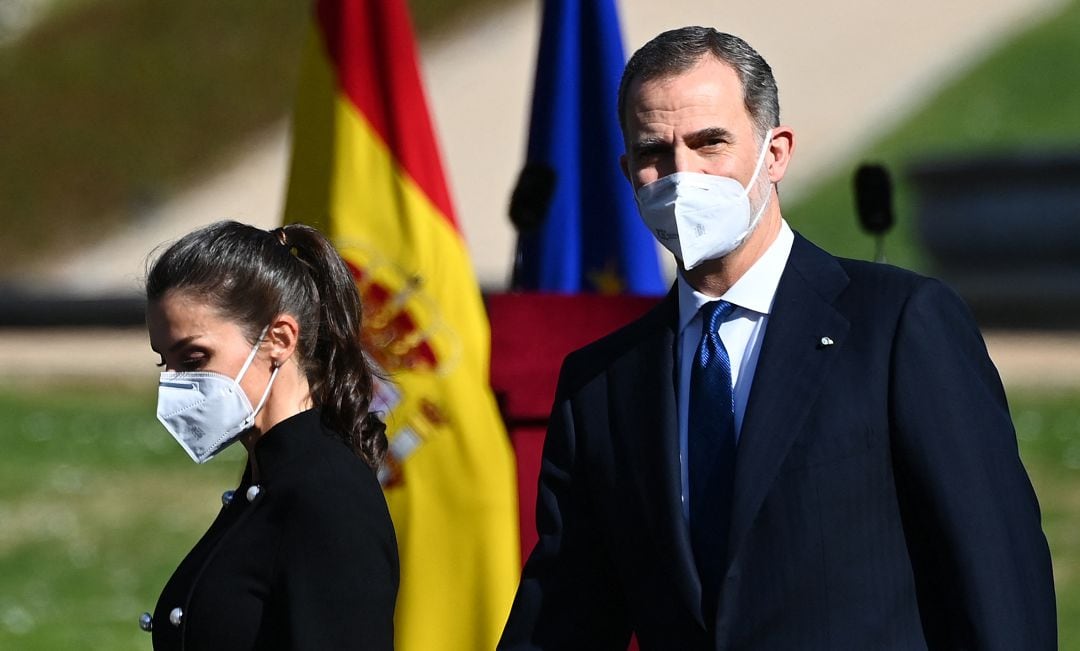 Los Reyes de España en el acto por el Día Europeo de las Víctimas del Terrorismo.