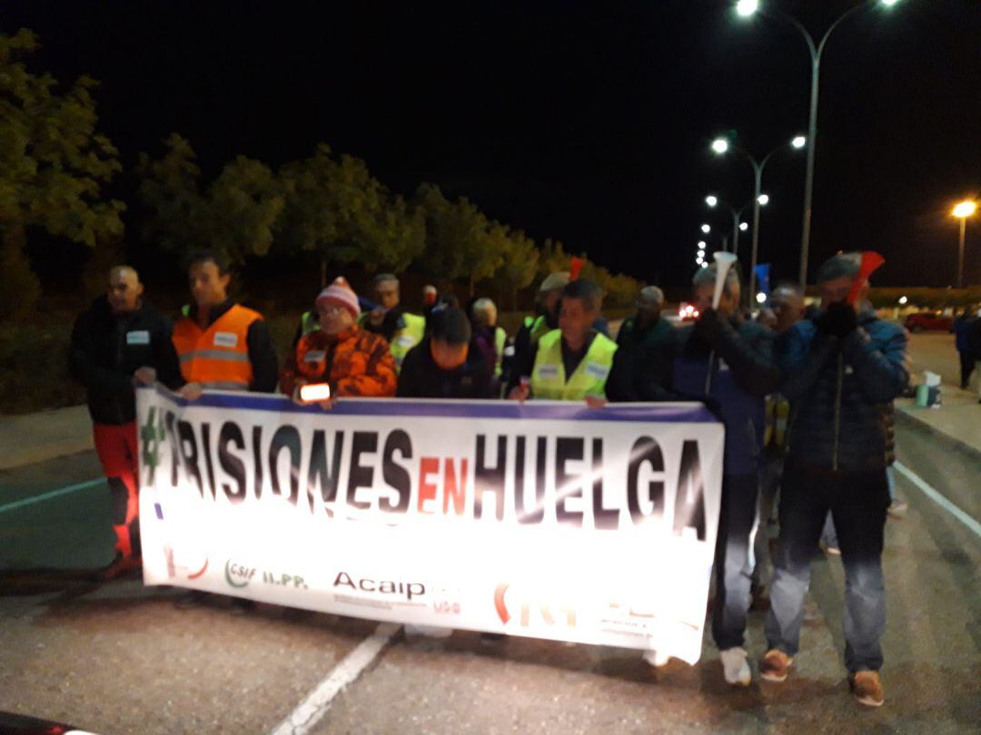 Segunda jornada de huelga en la cárcel de Dueñas (Palencia)