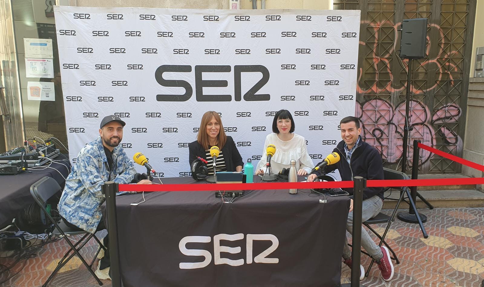 Álvaro Hernández (Avo), Jèssica Crespo, Marisol Salanova y Adrián Sánchez