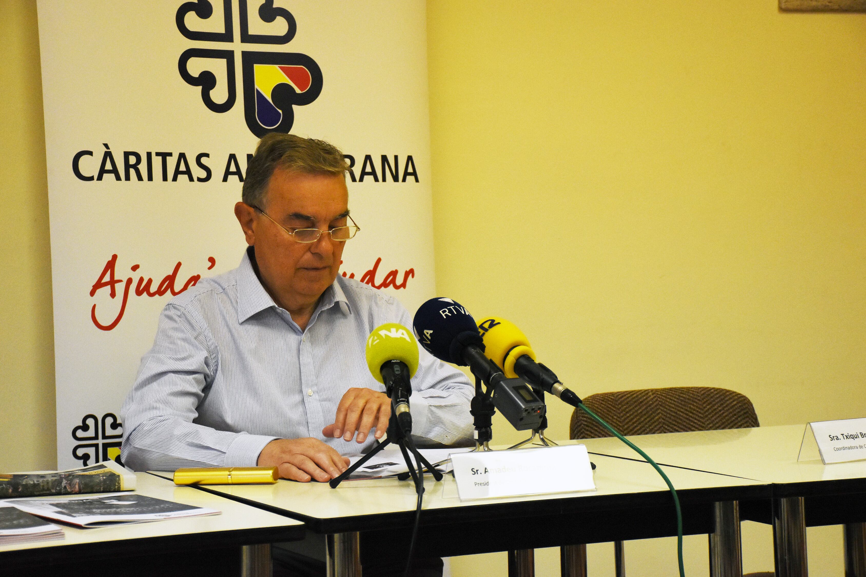 L'expresident de Càritas Andorrana, Amadeu Rocamora