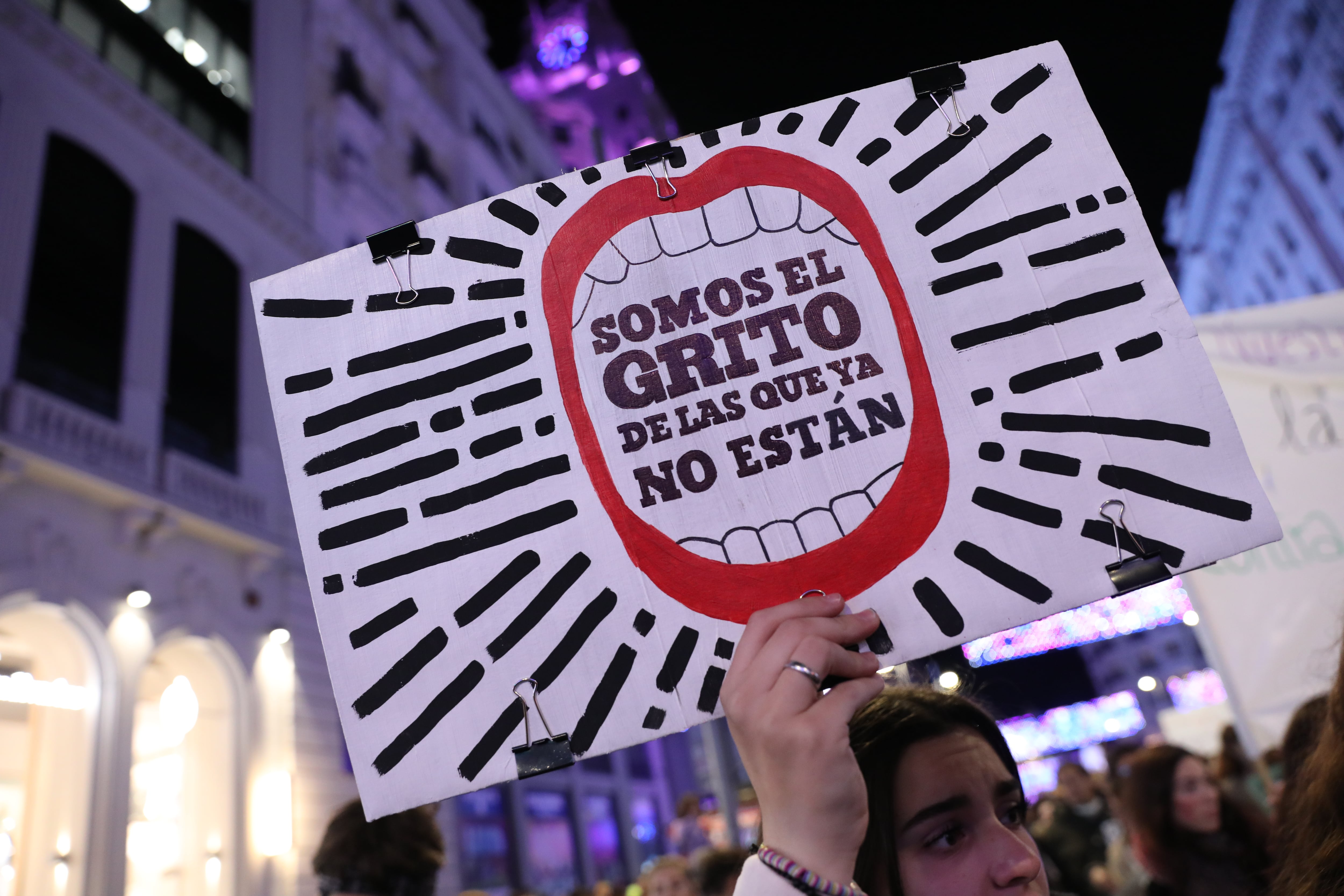 Manifestaciones en Madrid el pasado 25 de noviembre, Día contra la Violencia de Género.