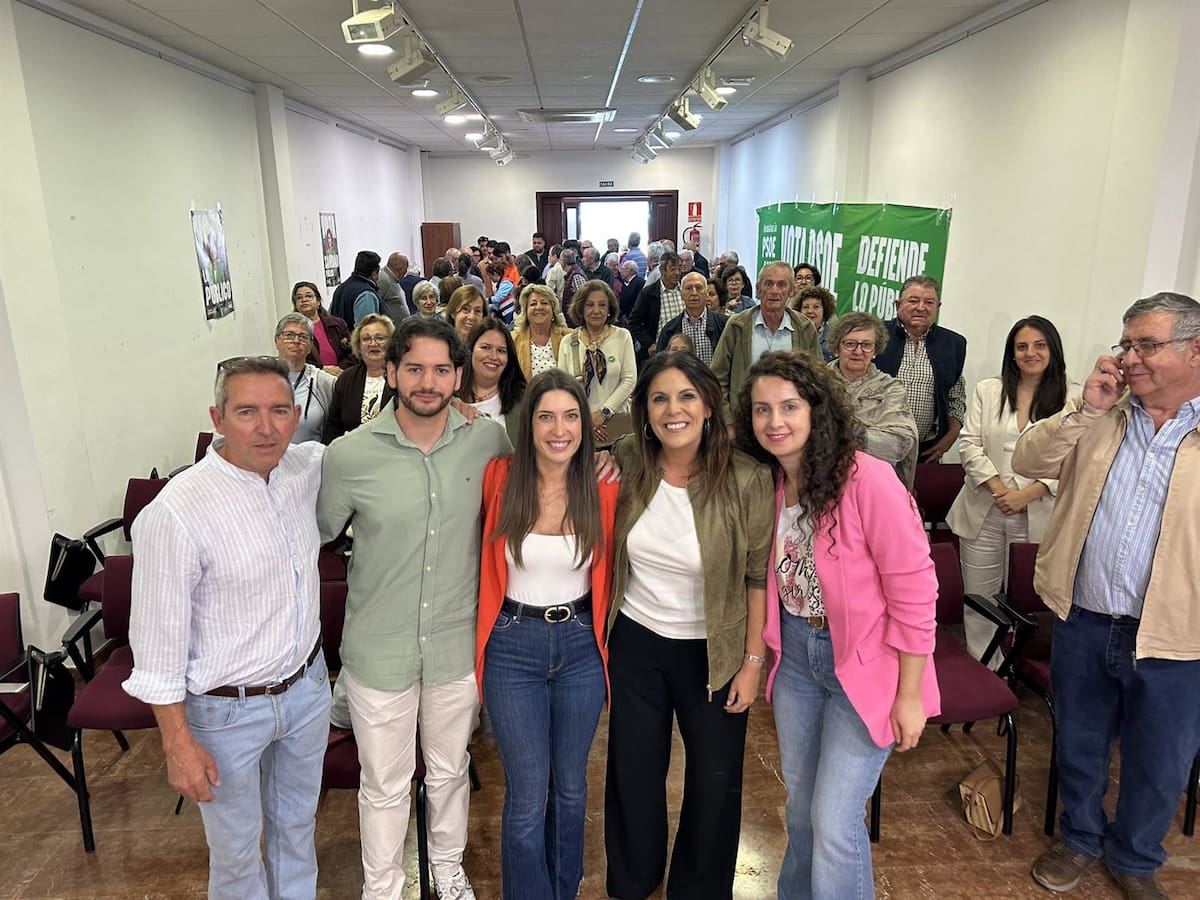 El PSOE llama en Cuevas del Becerro "a llenar las urnas el 17 de mayo con sanidad pública"