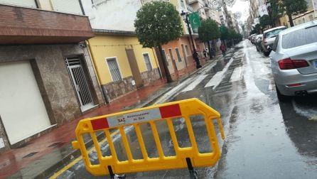 Gran Vía de Sax cortada al tráfico