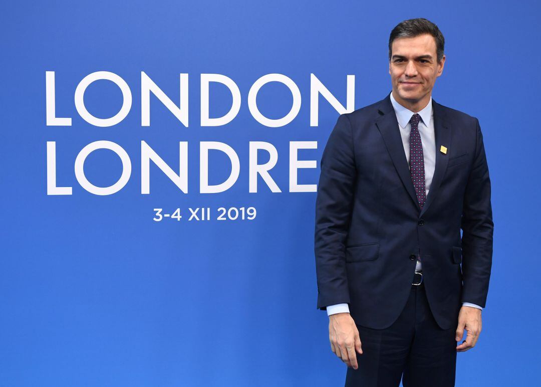 Pedro Sánchez, en la cumbre de la OTAN en Londres