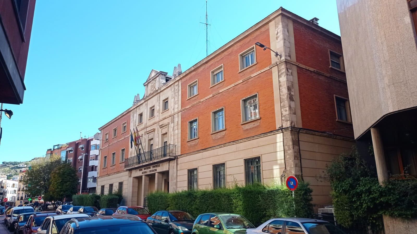 El edificio del antiguo ICONA en Cuenca, que alberga al servicio de Recaudación de la Diputación Provincial