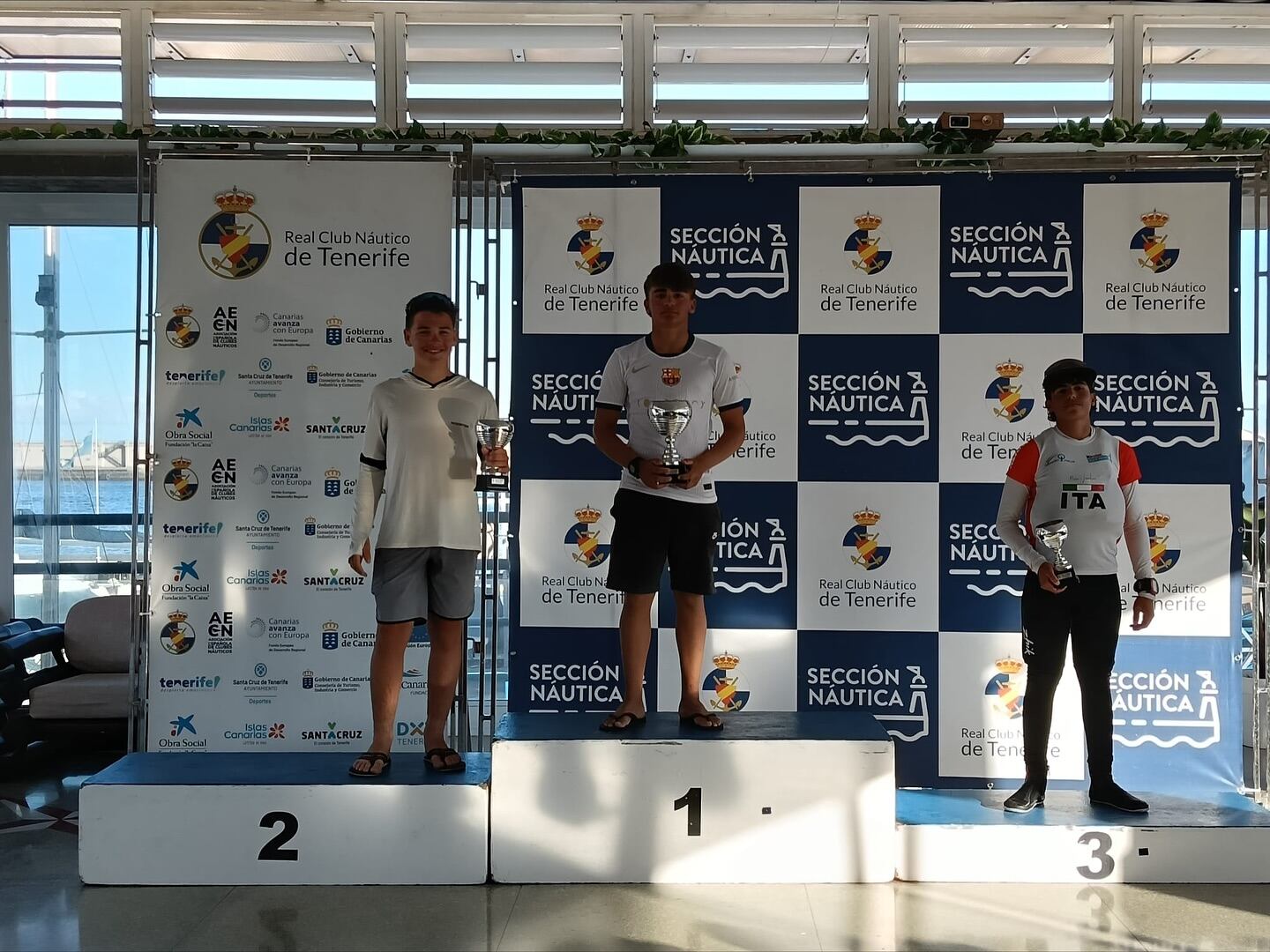 Unai De Ugarte, vencedor Sub16 en la Segunda Regata Clasificatoria ILCA 4.