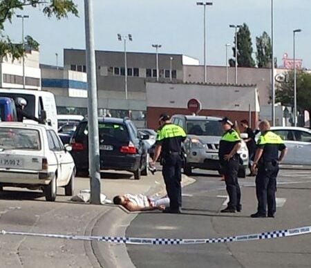 Fotografía de l&#039;exterior del Cementiri de Figueres on s&#039;ha produït el tiroteig mortal