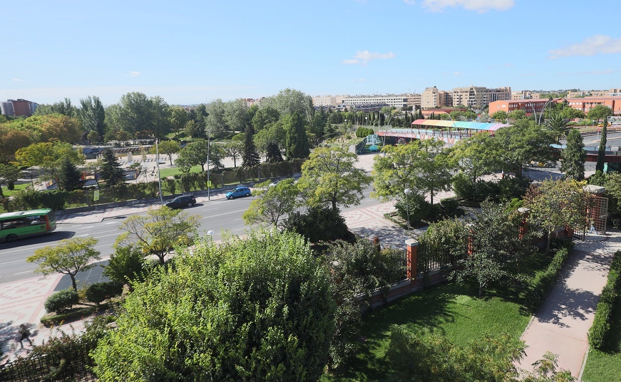 Fuenlabrada, en una imagen de su arbolado urbano