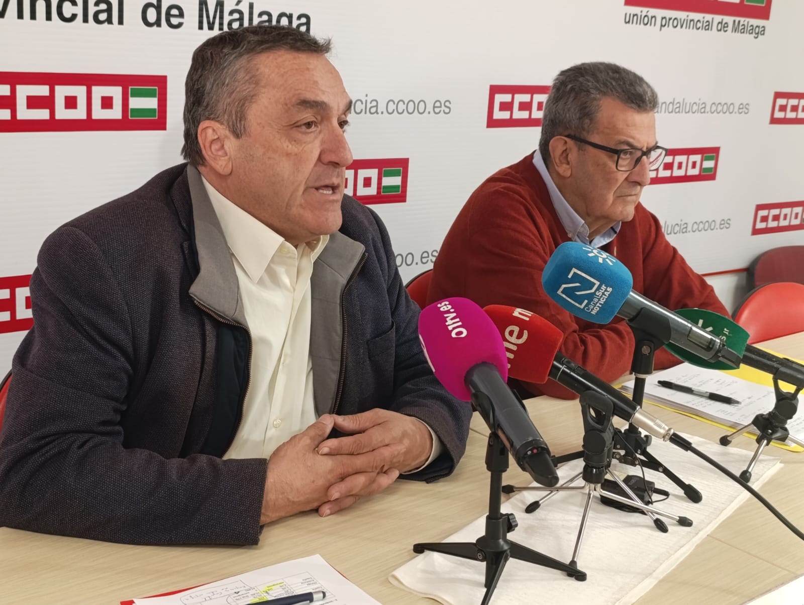 Momento de la rueda de prensa