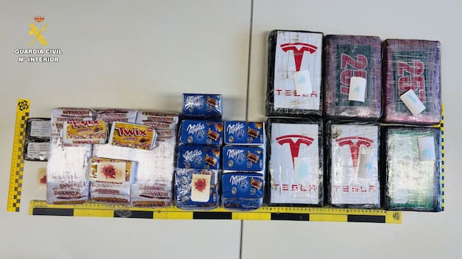 La Guardia Civil detiene en Salamanca a un hombre con más de 19 kilos de droga ocultos en su vehículo