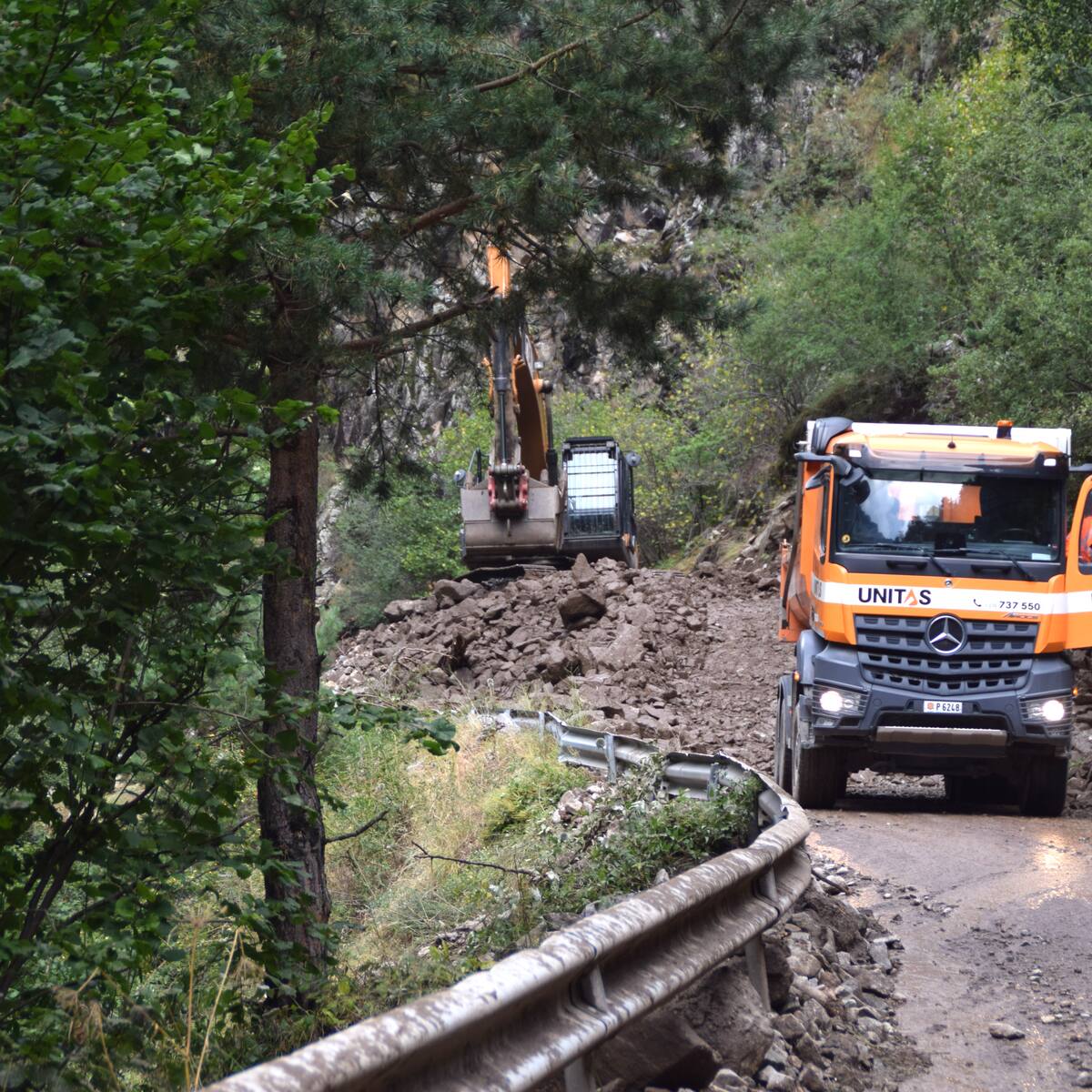 S'habilita un pas alternatiu a la carretera d'Os de Civís