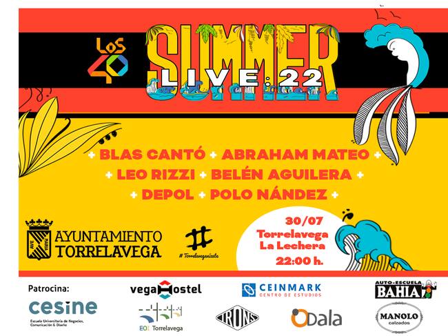 Cartel de 'los 40 Summer Live'