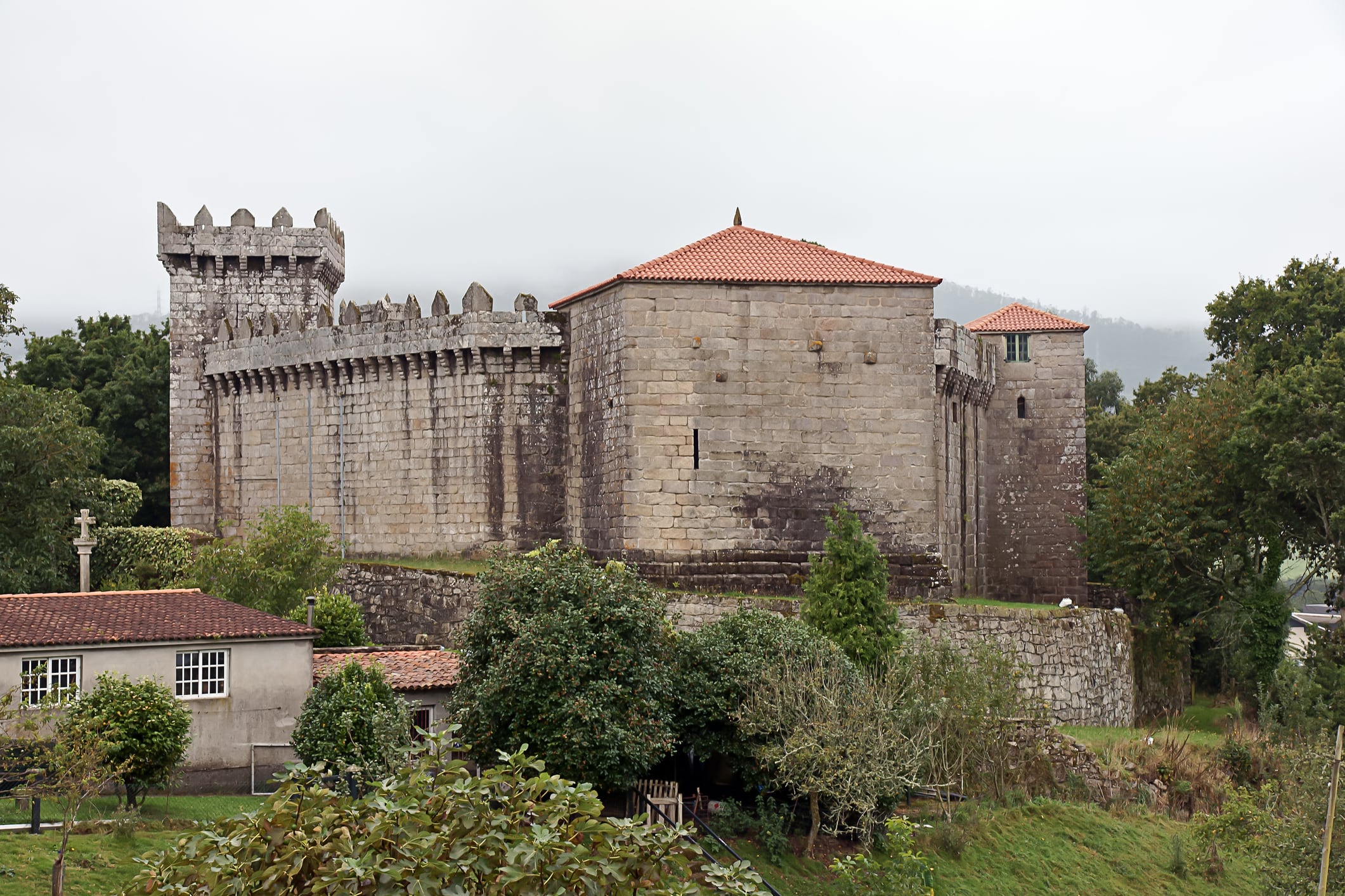 castle in Viminazo, Galicia, Spain