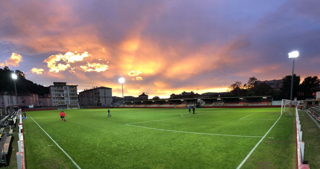 Campo de fútbol del San Lorenzo, en Laredo