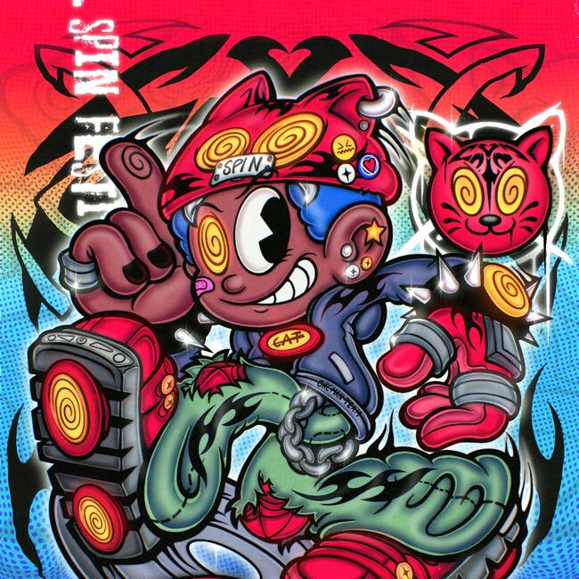 Cartel del Spin Festival 2026, obra de Karalang Fatty