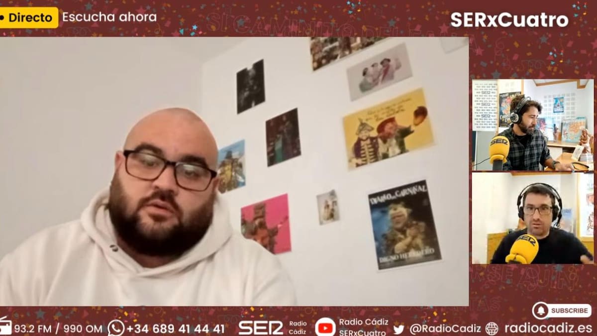 Manolín Santander y el cambio de paradigma en las chirigotas del COAC: "En algunos años la chirigota rara será lo que hacemos nosotros"