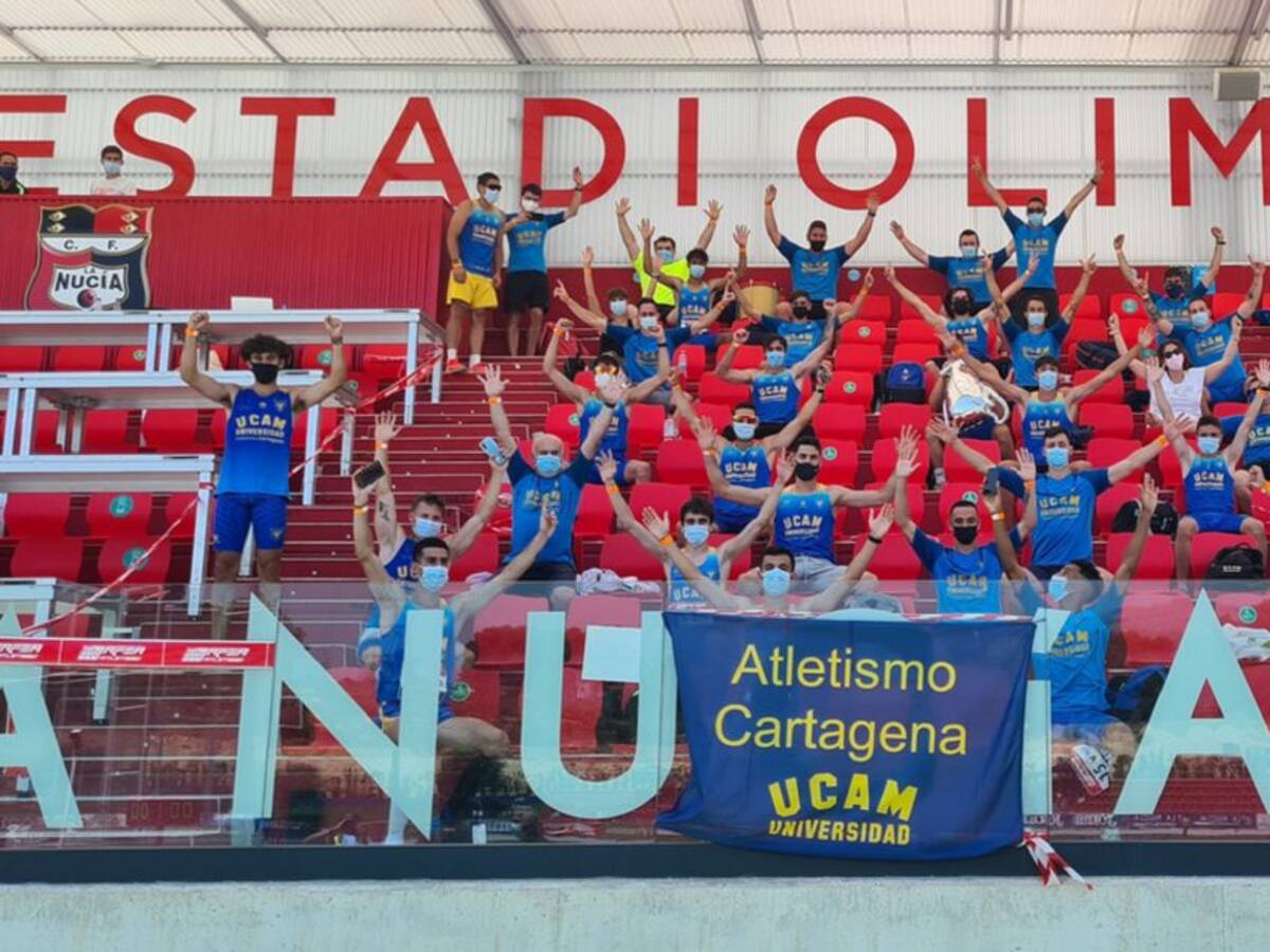 El UCAM Cartagena de atletismo asciende a División de Honor