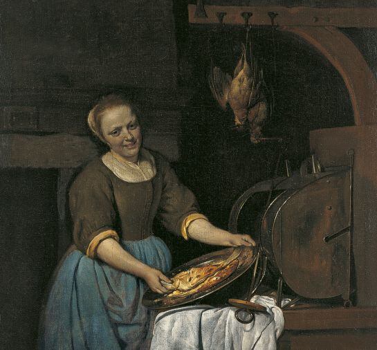 La cocinera, 1657-1662 (Gabriel Metsu).