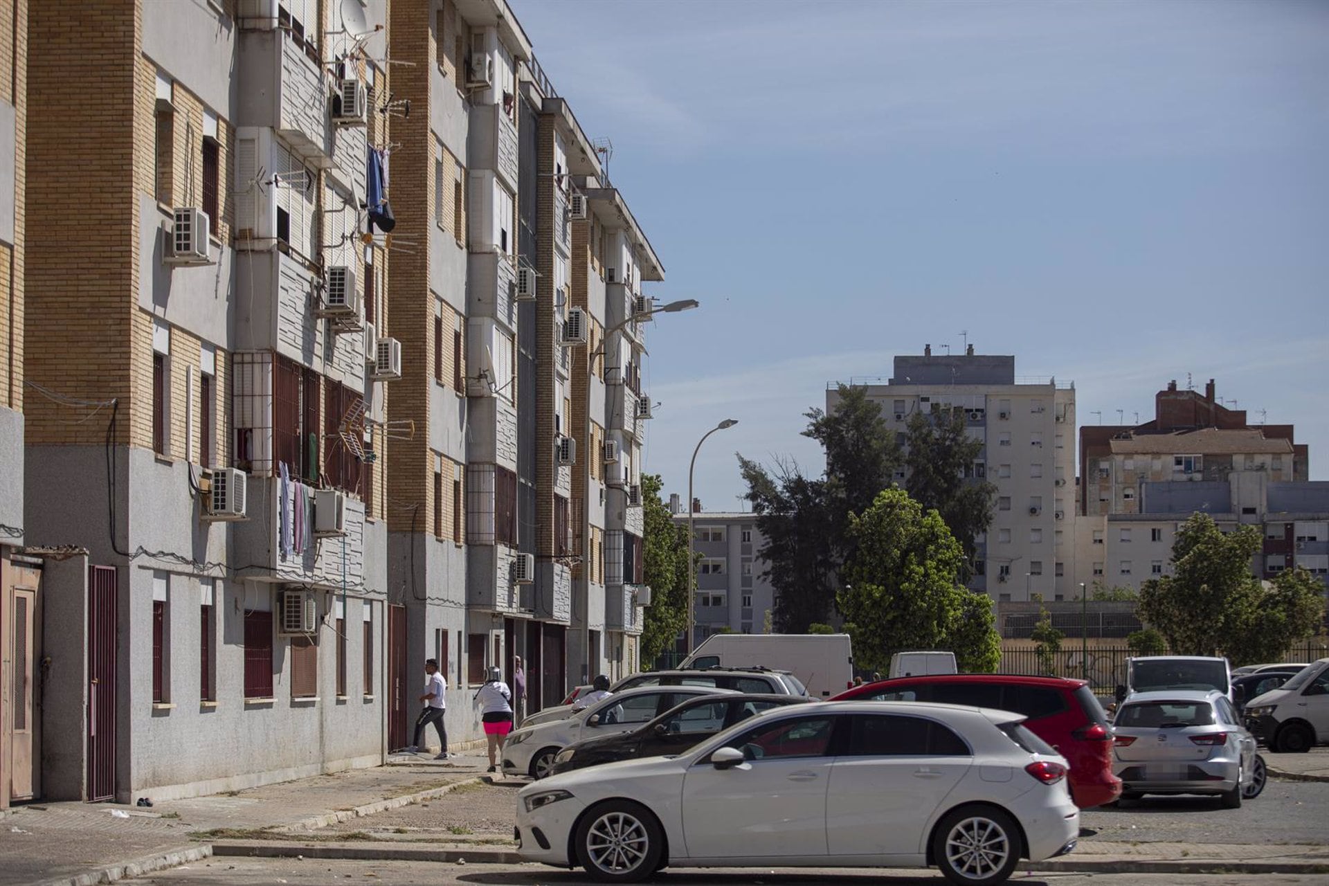 Bloques de viviendas en el barrio sevillano de Los Pajaritos/ María José López