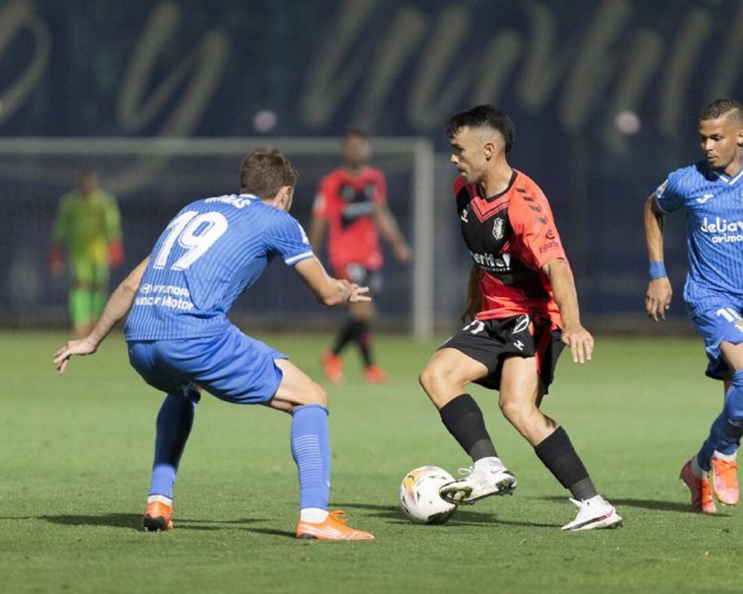 Bermejo, autor del primer gol blanquiazul.