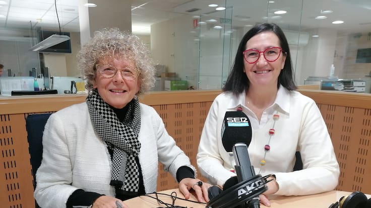 Trini i Doli, alumnes sèniors de la Universitat de Girona