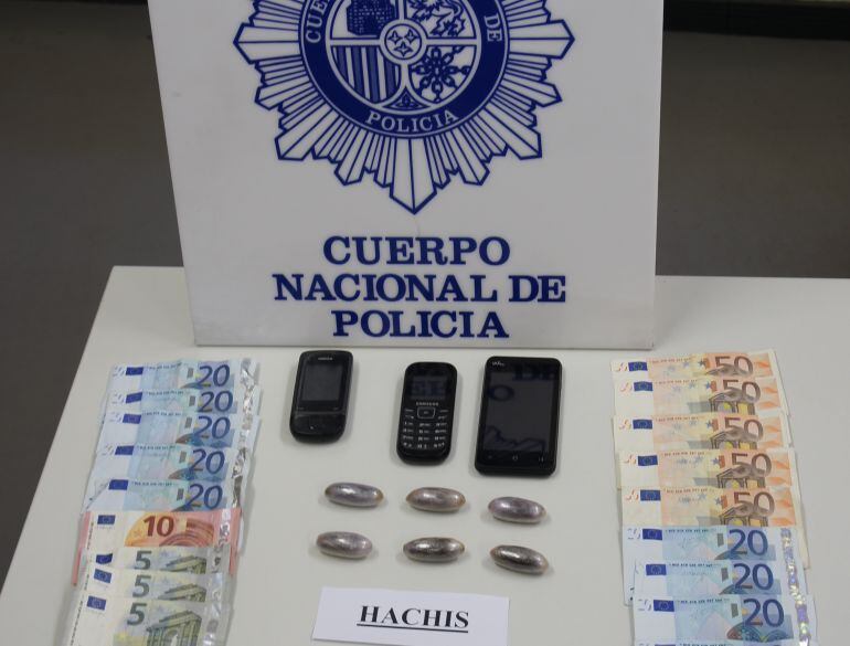 Material incautado por la Policía Nacional en otra operación