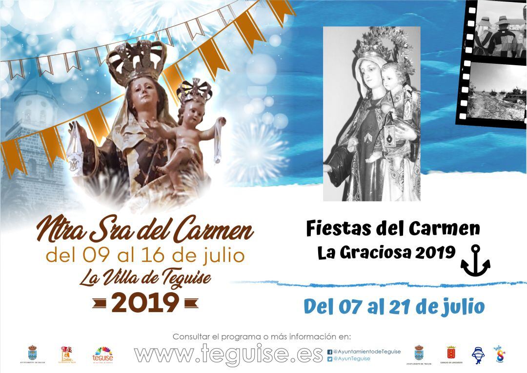 Fiestas del Carmen en La Villa de Teguise y La Graciosa.