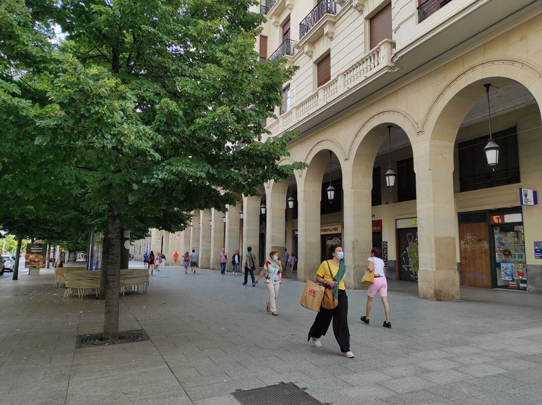 El Paseo Independencia de Zaragoza el primer día sin la obligatoriedad de llevar mascarilla al aire libre