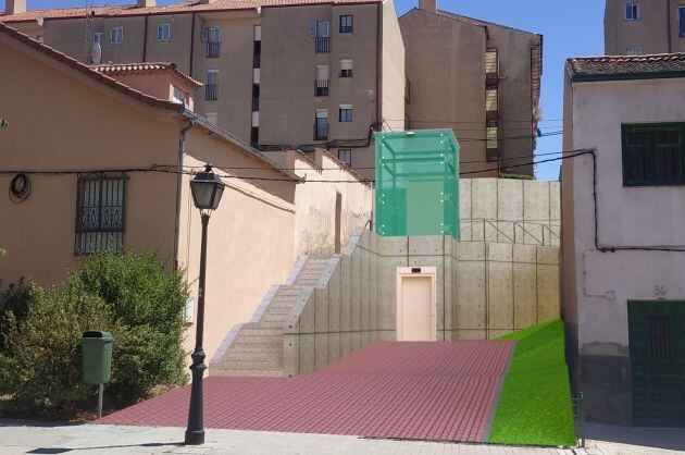 Otro ascensor conectará la carretera de Valdevilla con la calle Manuel de Falla