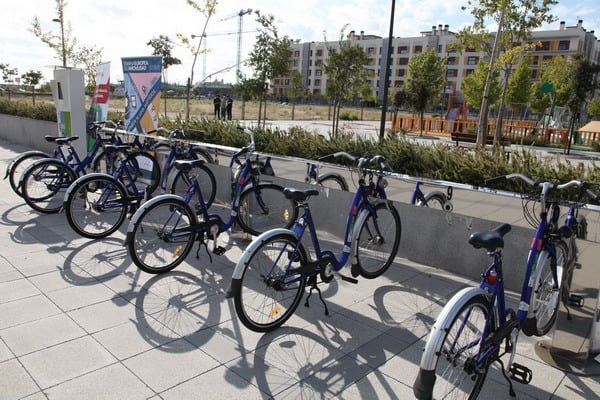 Punto de alquiler de bicicletas de Getafe