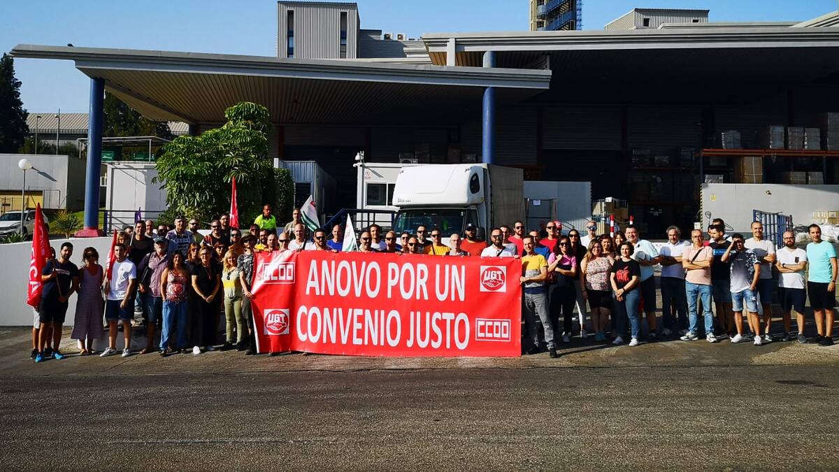 "No nos pueden recortar 80 euroa el sueldo" Rafael Paniagua, pte comité de empresa de Anovo