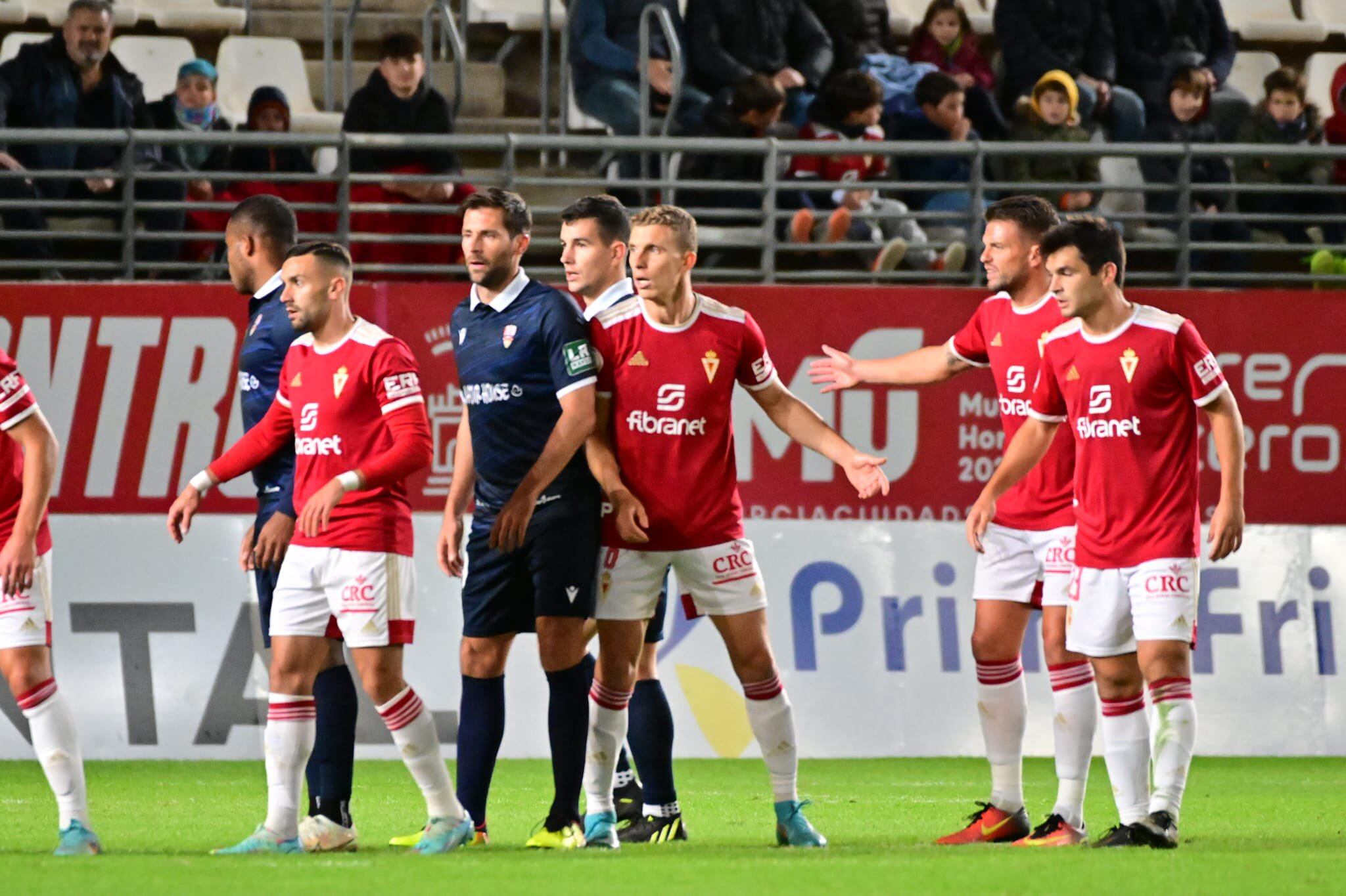 La UD Logroñés cayó el pasado sábado ante el Real Murcia por 1-0 en el Enrique Roca / Real Murcia